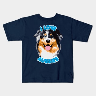 I Love Aussies Kids T-Shirt